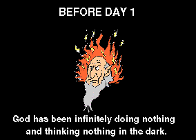 God did nothing infinitely