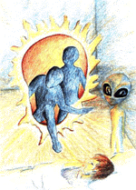Interdimensional reptilians entering an abductee's bedroom