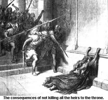 The Queen mother awaits her death